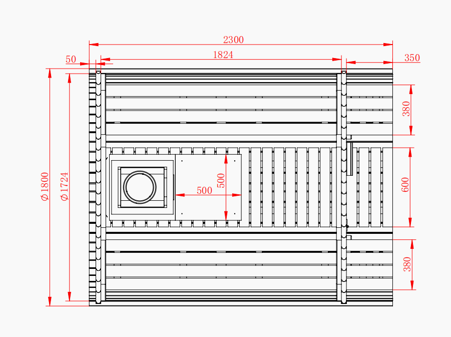 Deluxe Wood Fired 🔥 4-6 Person Cedar Barrel Sauna
