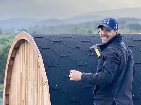 Outlook 4 Person Traditional Cedar Barrel Sauna