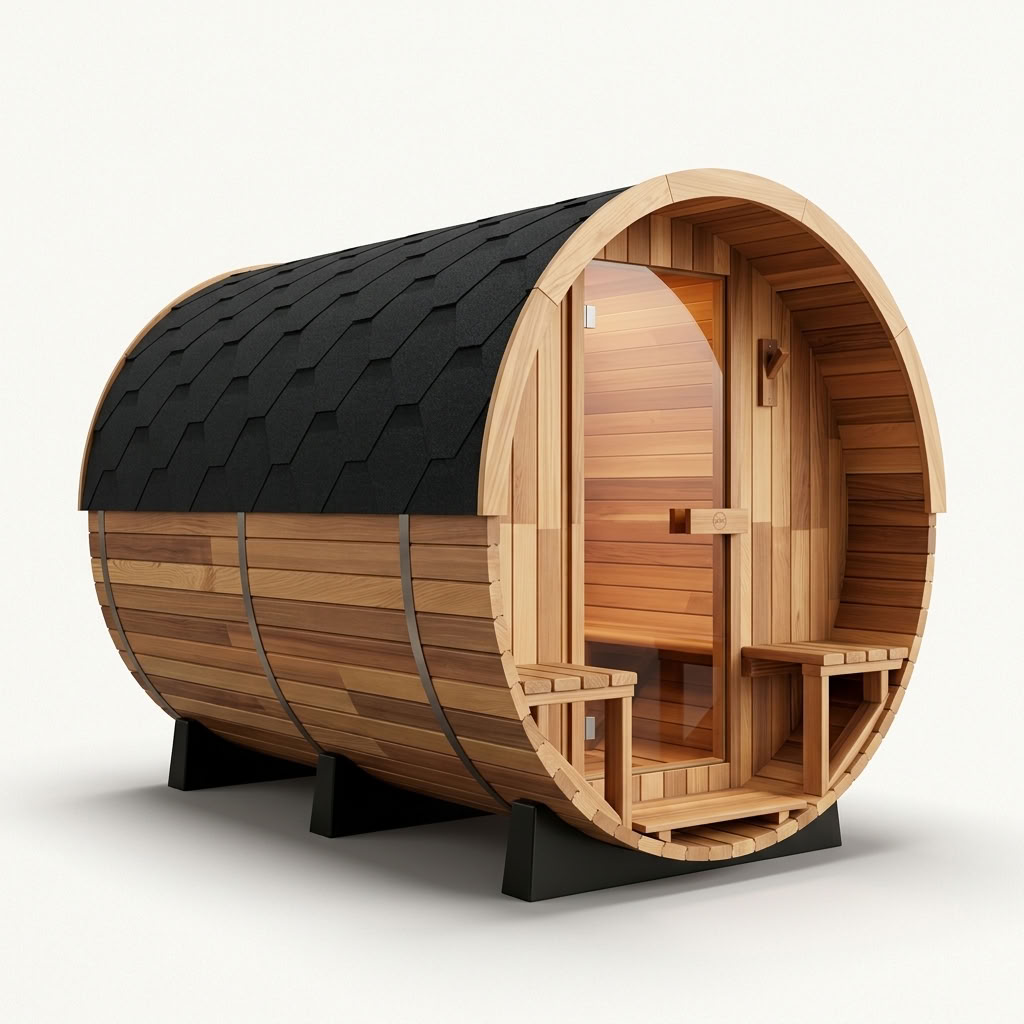 Deluxe 4-6 Person Traditional Cedar Sauna