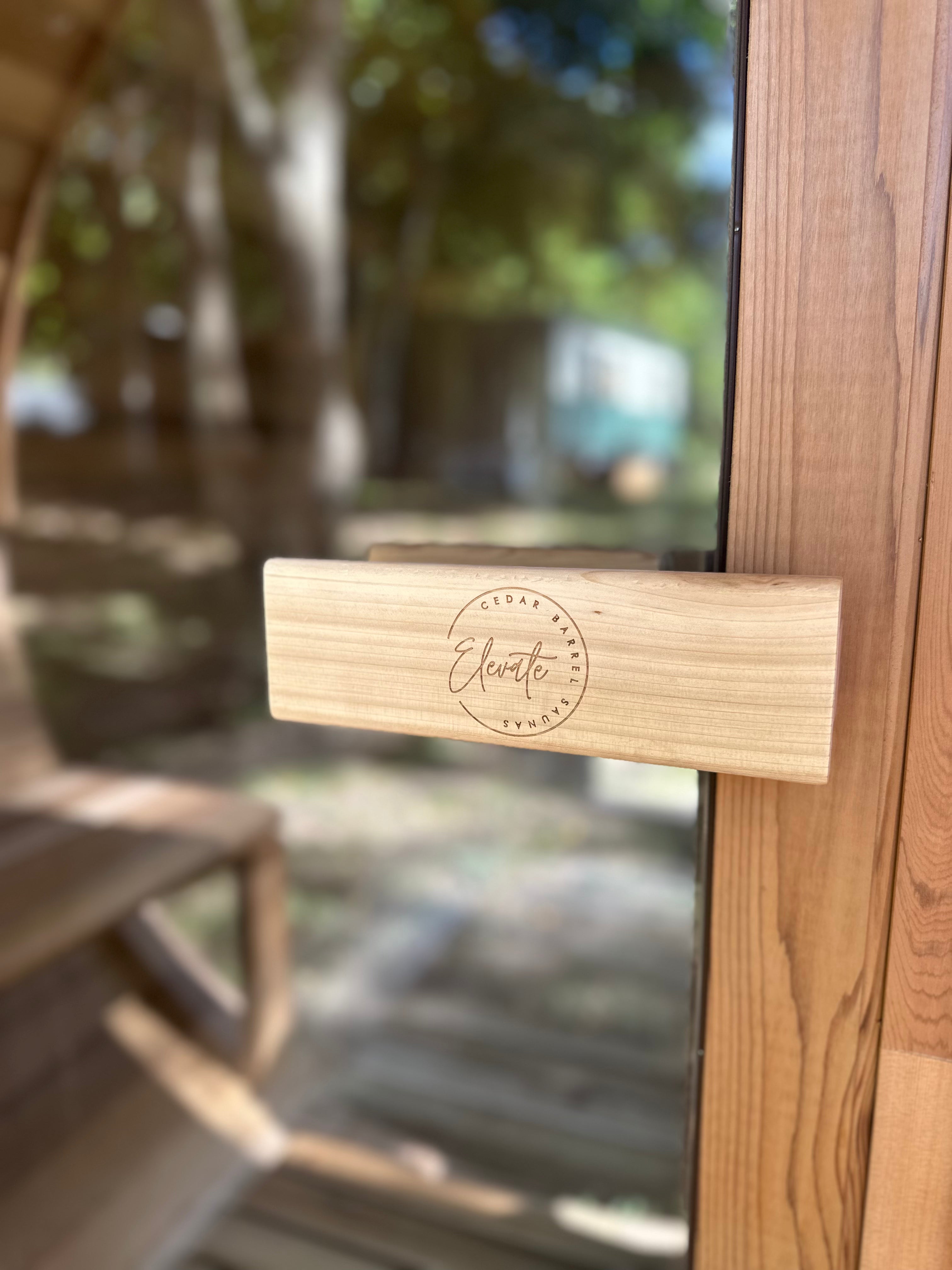 Deluxe 4-6 Person Traditional Cedar Barrel Sauna