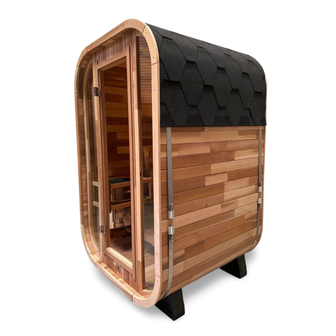 Niche View 1-2 Person Traditional Cedar Sauna