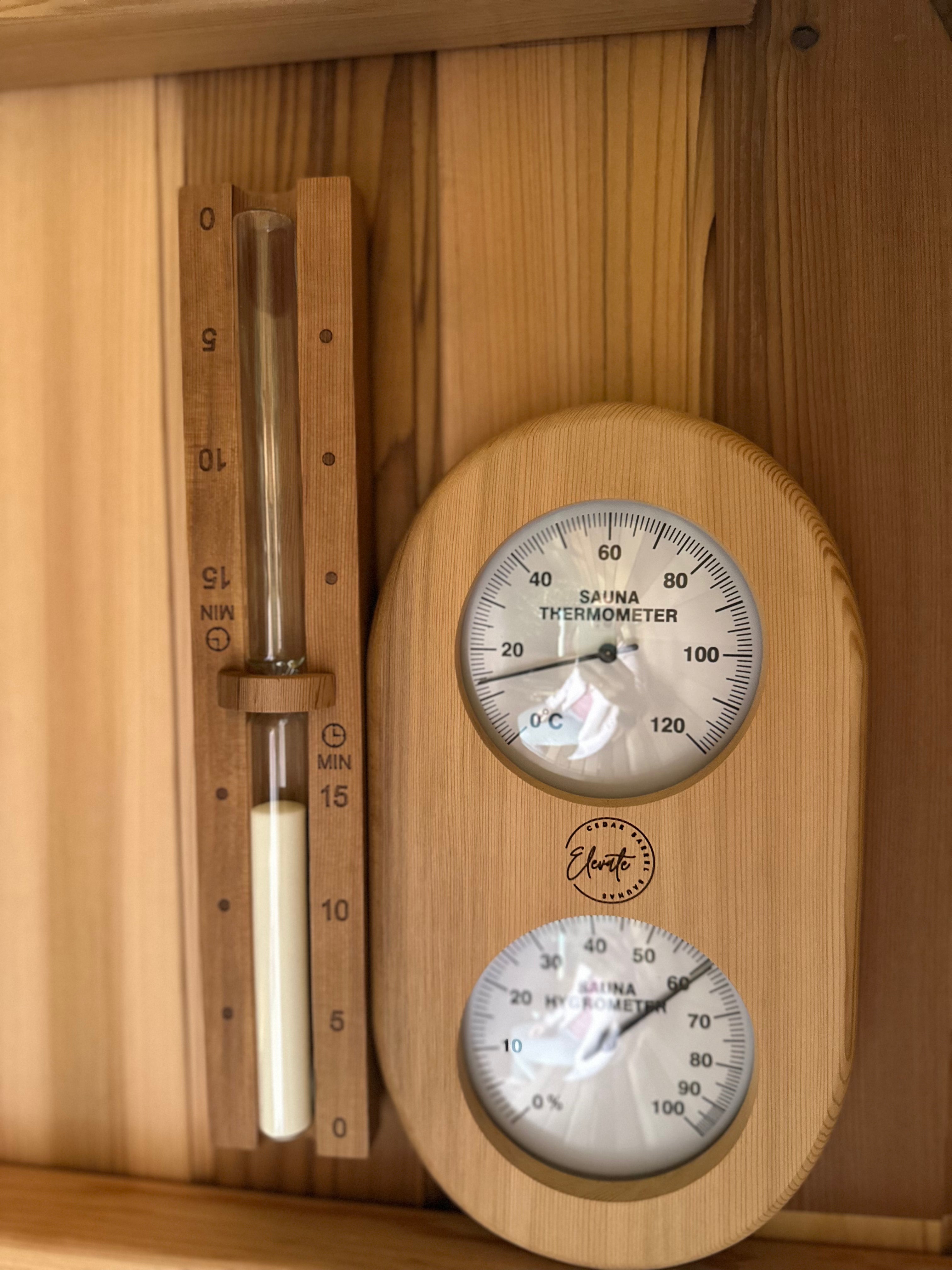 Cove 4 Person Traditional Cedar Barrel Sauna