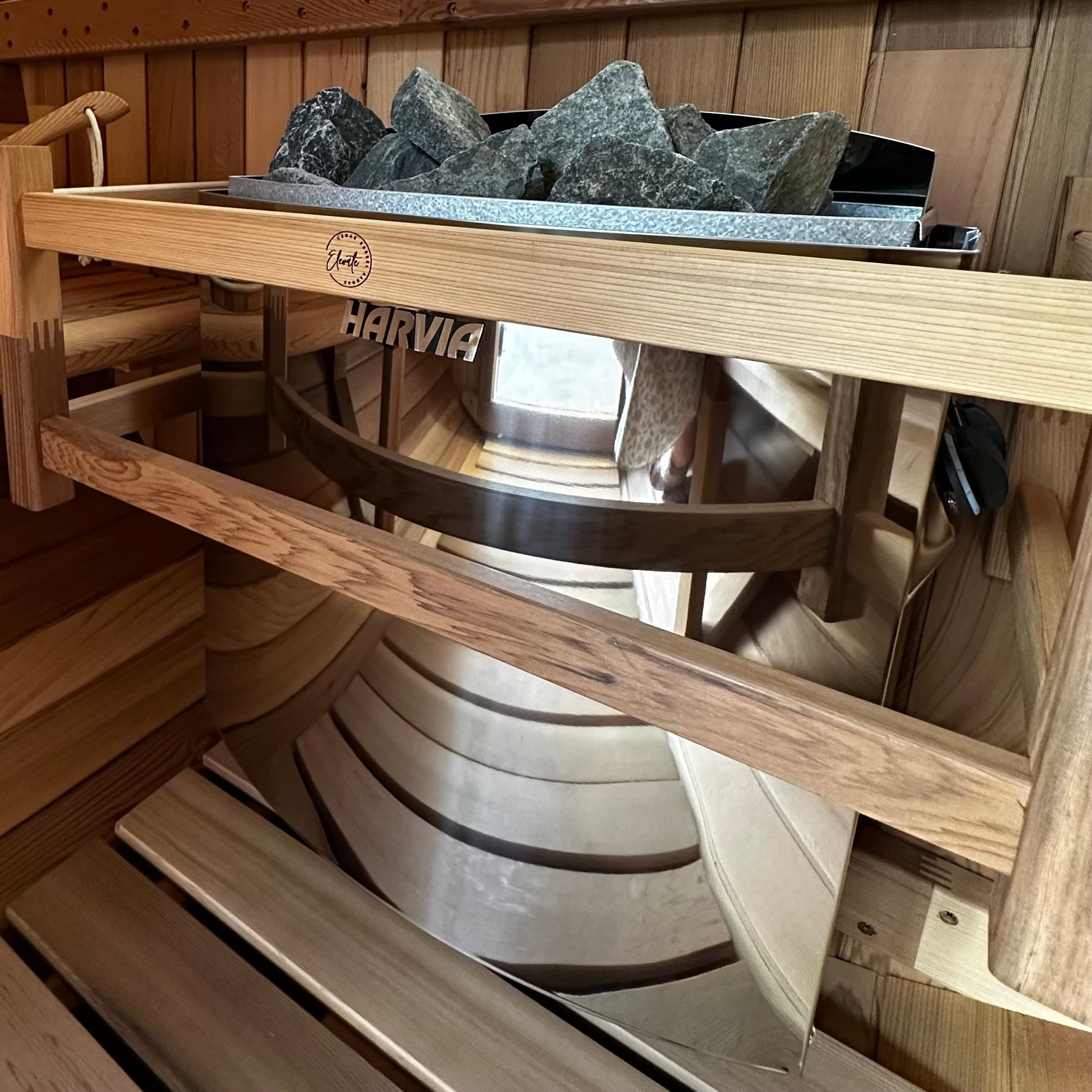 Cove 4 Person Traditional Cedar Barrel Sauna