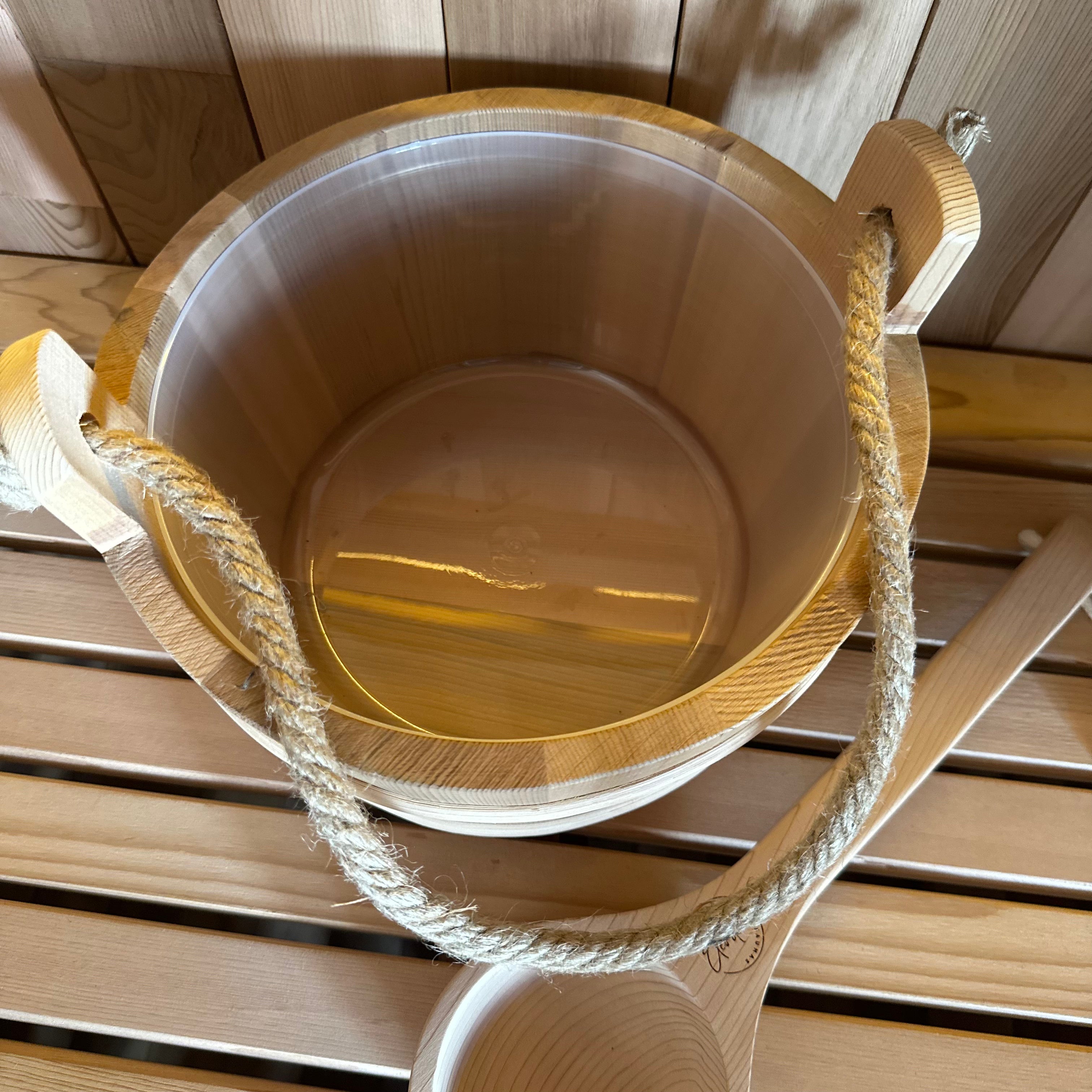 Elevate Cedar Bucket and Ladle