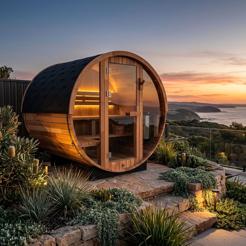 Outlook 4 Person Traditional Cedar Sauna