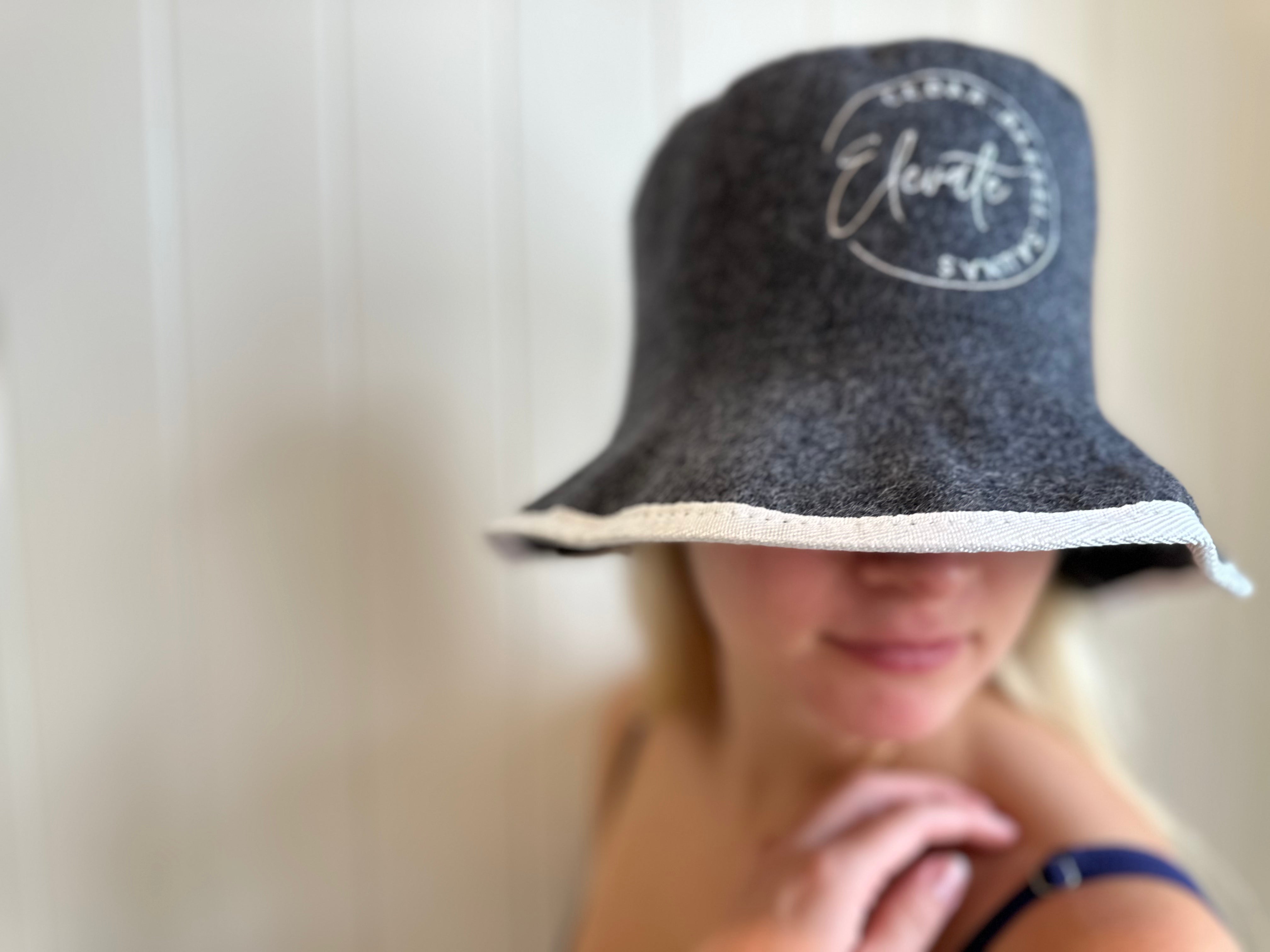 Ritual Charcoal Grey Wool Sauna Bucket Hat