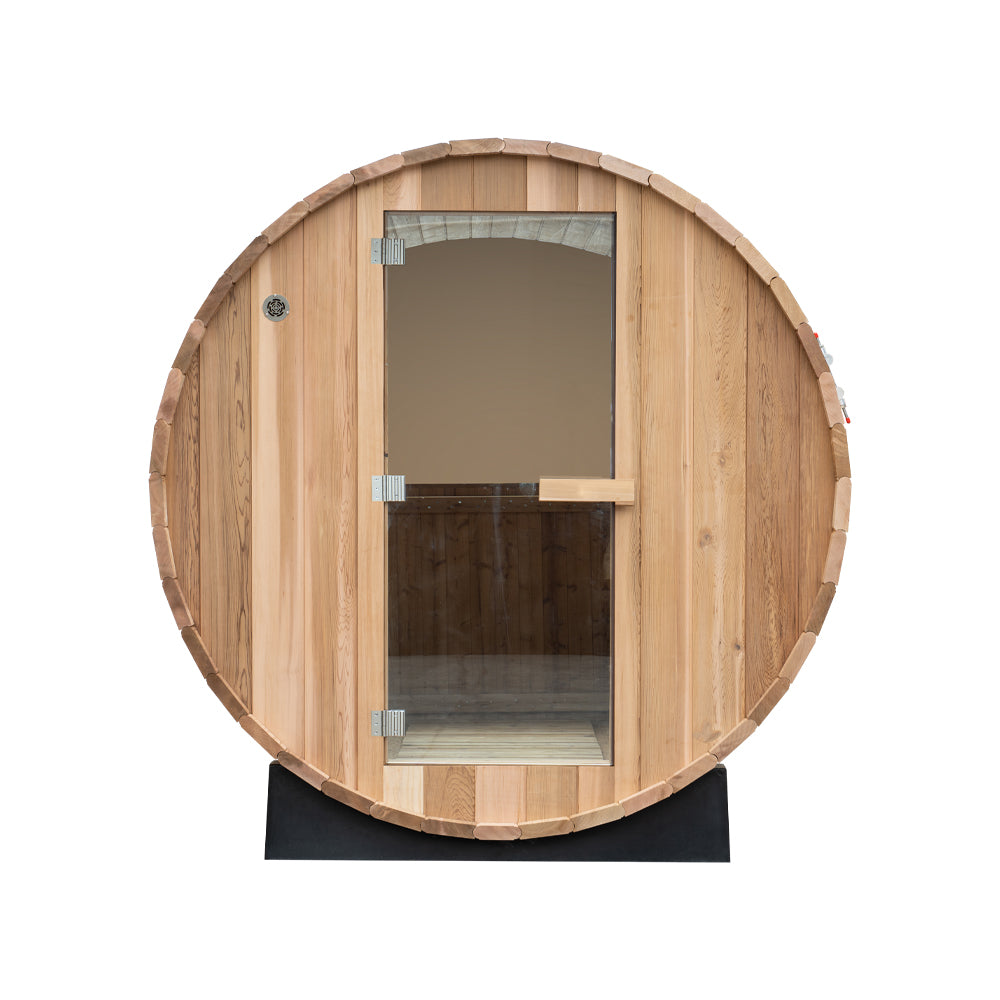 Cove Rearview 4 Person Cedar Barrel Sauna