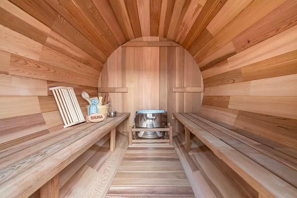 Outlook 8 Person Cedar Barrel Sauna