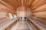 Load image into Gallery viewer, Outlook 8 Person Cedar Barrel Sauna
