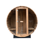 Load image into Gallery viewer, Outlook 8 Person Cedar Barrel Sauna
