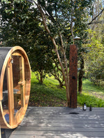 Load image into Gallery viewer, Outlook 8 Person Cedar Barrel Sauna
