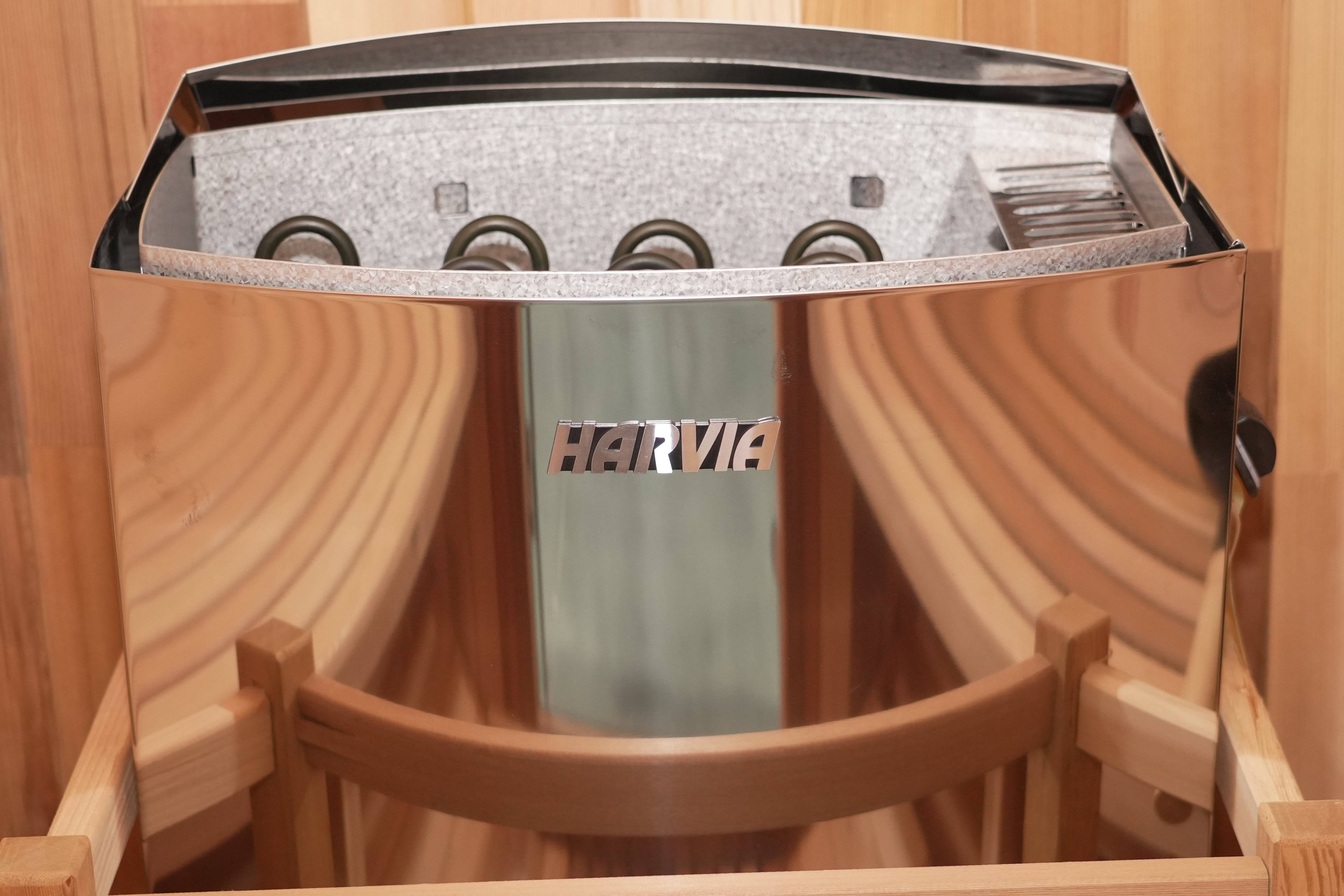 Urban 2-4 Person Traditional Cedar Barrel Sauna | Black Edition