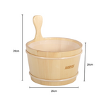 Load image into Gallery viewer, Harvia Wooden Bucket and Ladle
