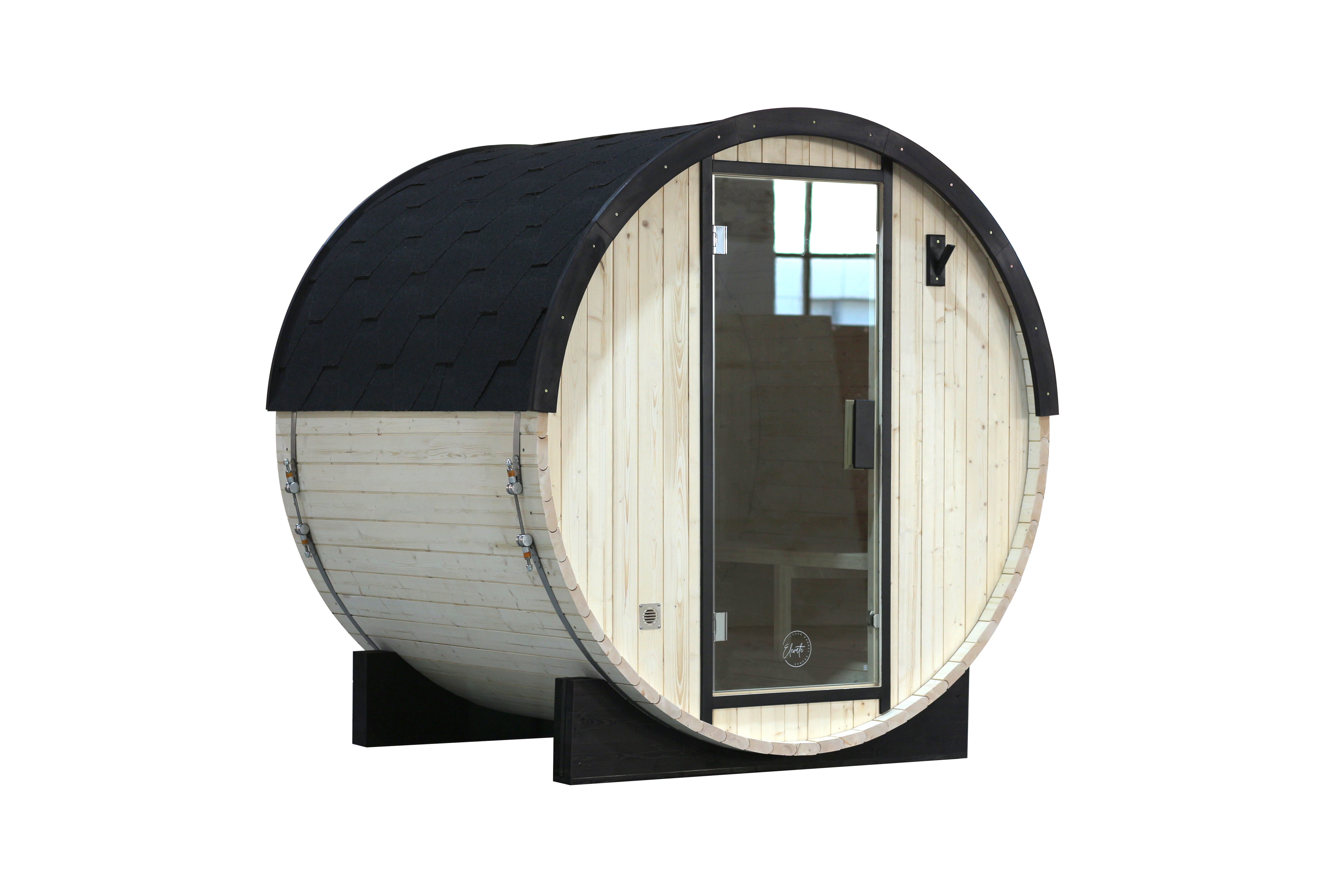 Urban 2-4 Person Barrel Sauna - Nordic Spruce