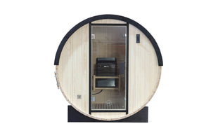 Urban 2-4 Person Barrel Sauna - Nordic Spruce