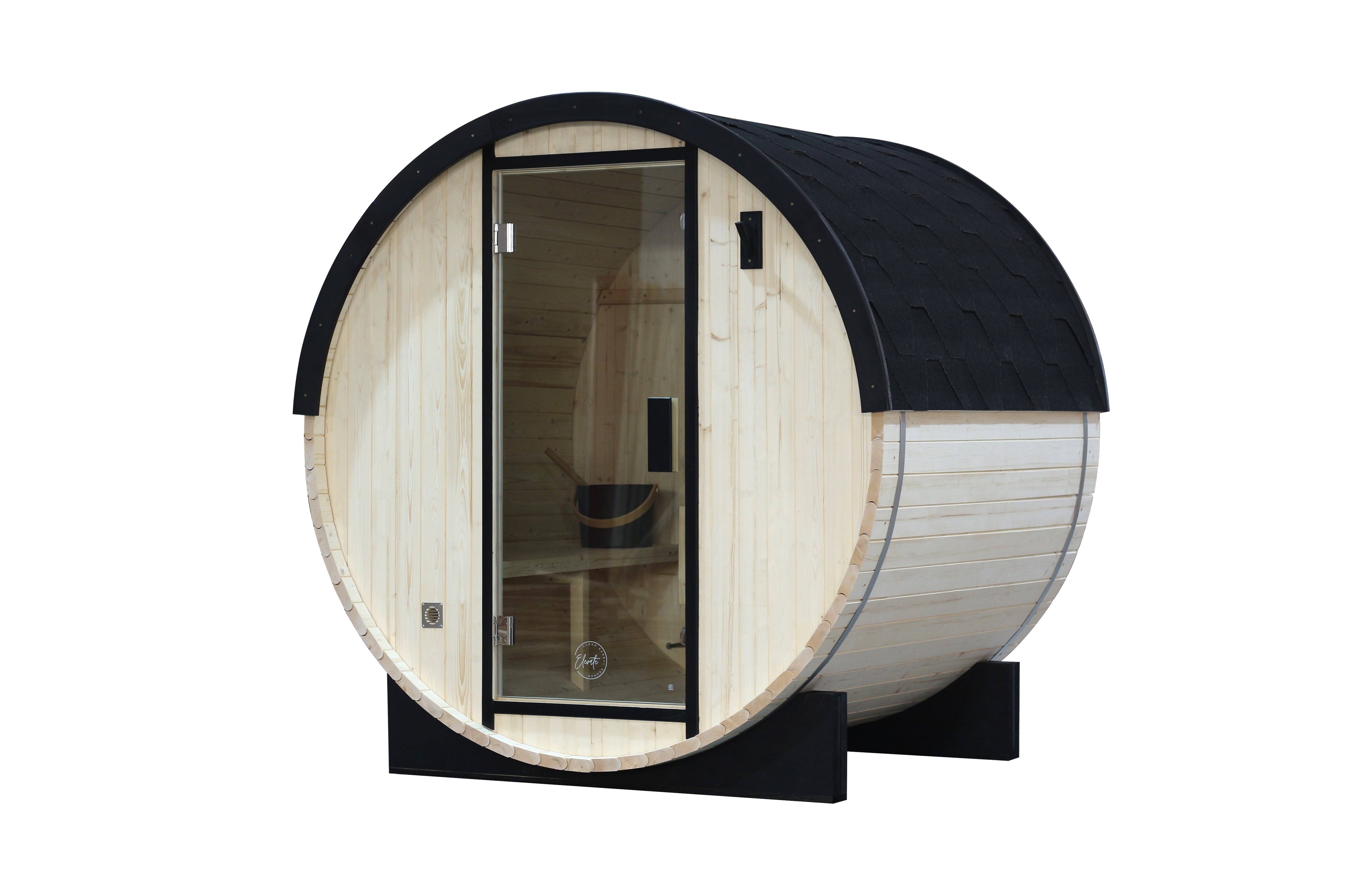 Urban 2-4 Person Barrel Sauna - Nordic Spruce