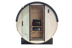 Urban 2-4 Person Barrel Sauna - Nordic Spruce