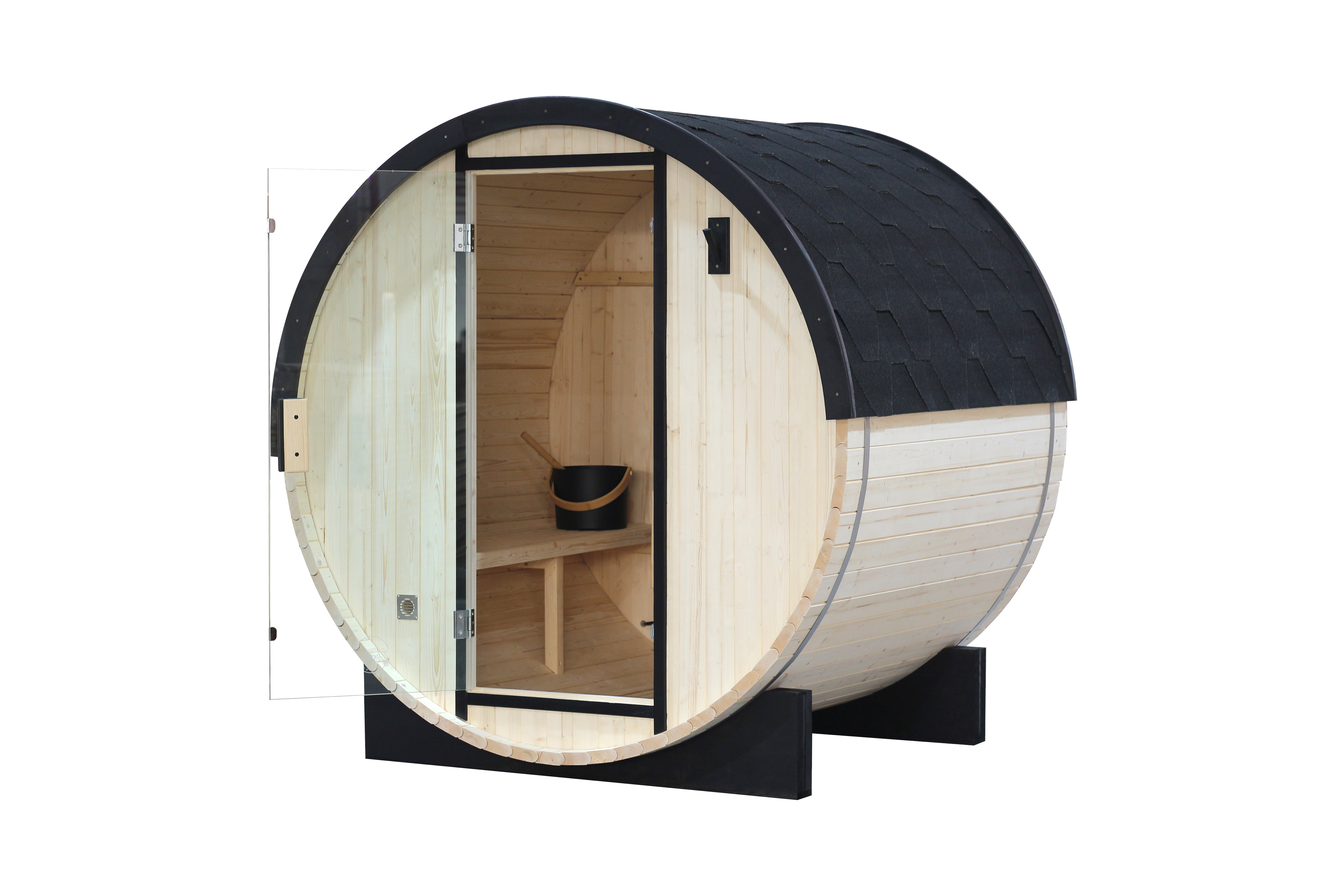 Urban 2-4 Person Barrel Sauna - Nordic Spruce