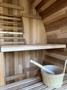 Outlook 4 Person Cedar Barrel Sauna