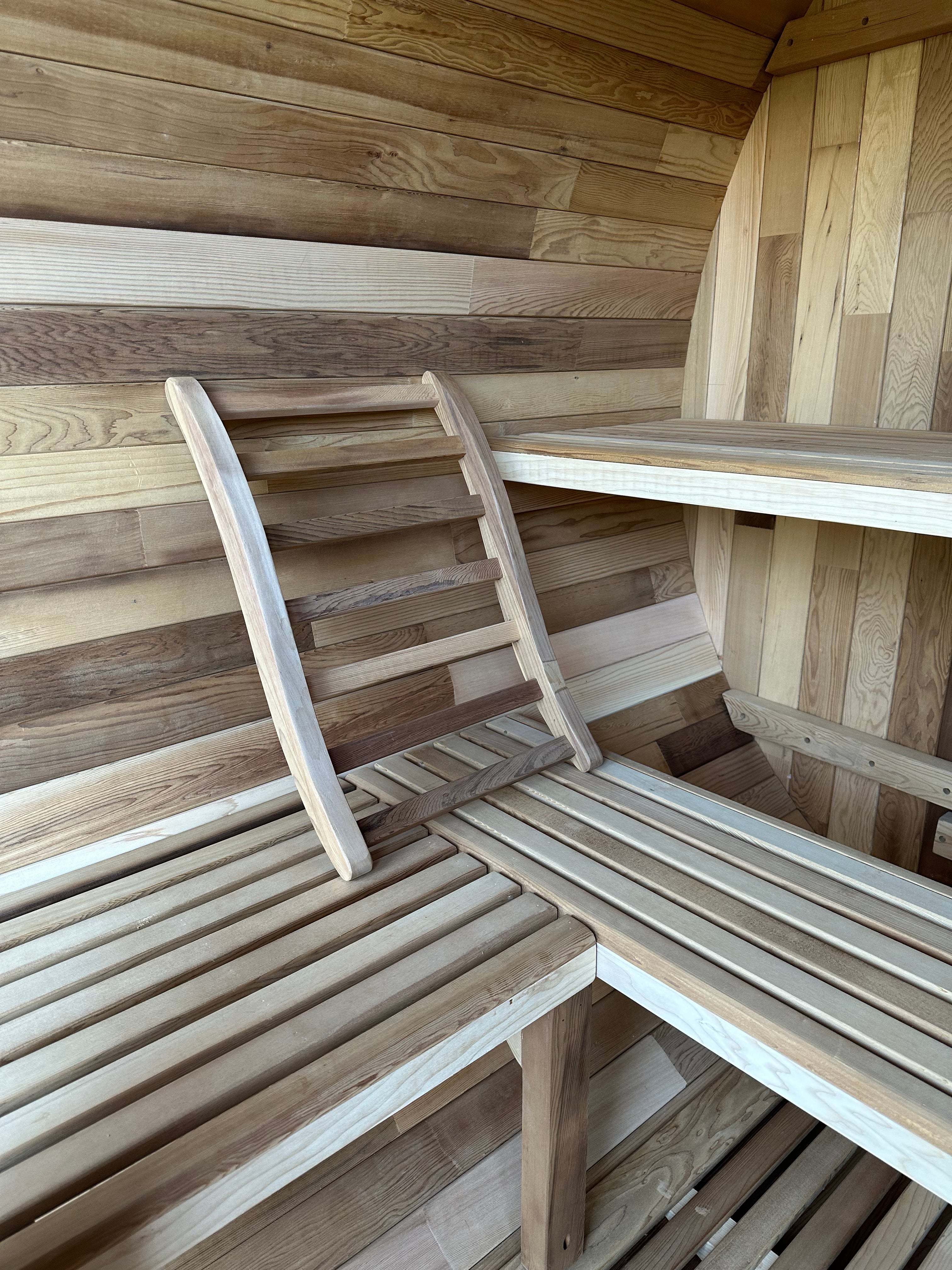 Outlook 4 Person Cedar Barrel Sauna