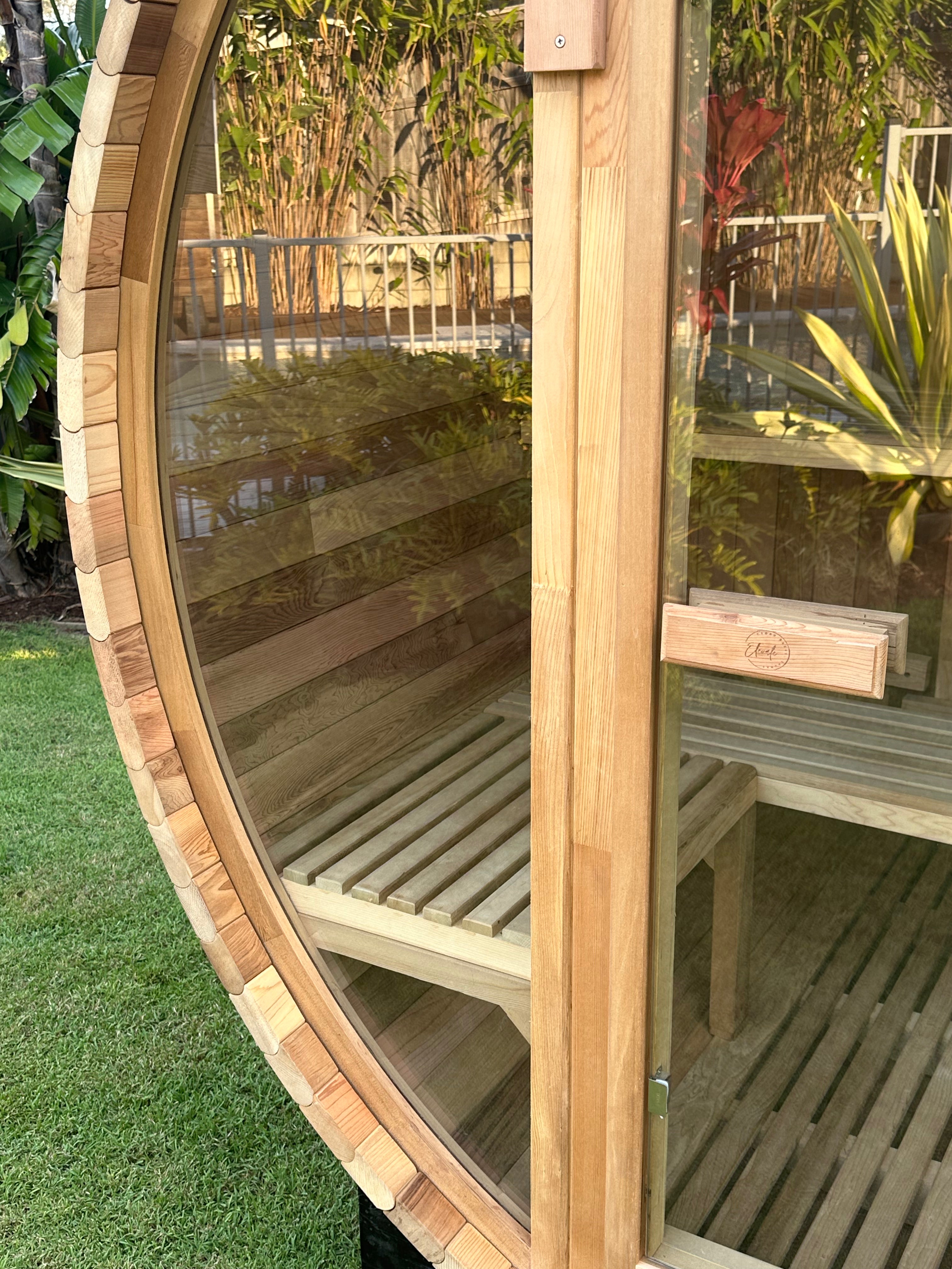 Outlook 4 Person Traditional Cedar Barrel Sauna