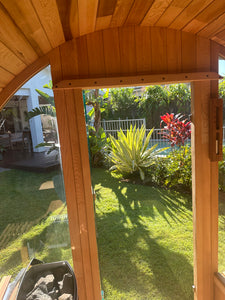 Outlook 4 Person Traditional Cedar Barrel Sauna