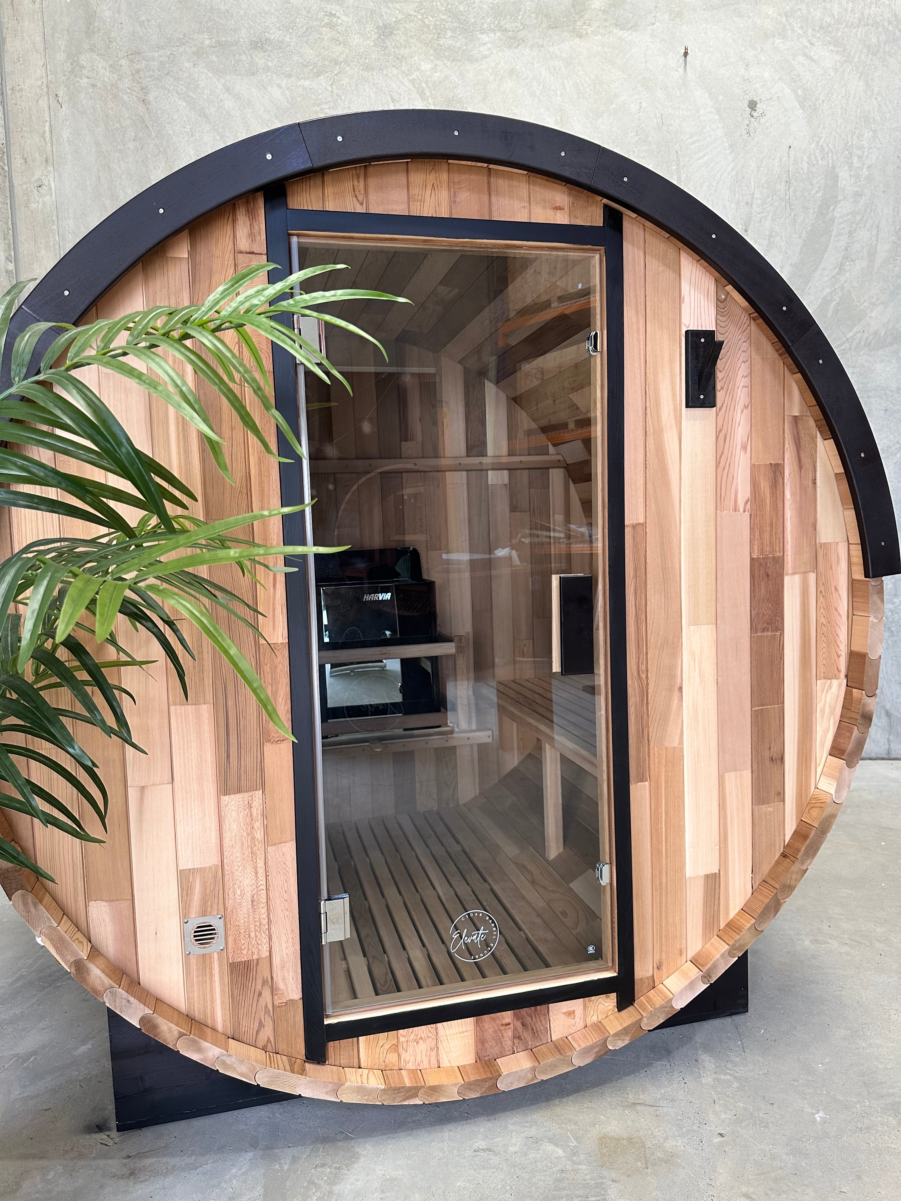 Urban 2-4 Person Cedar Barrel Sauna