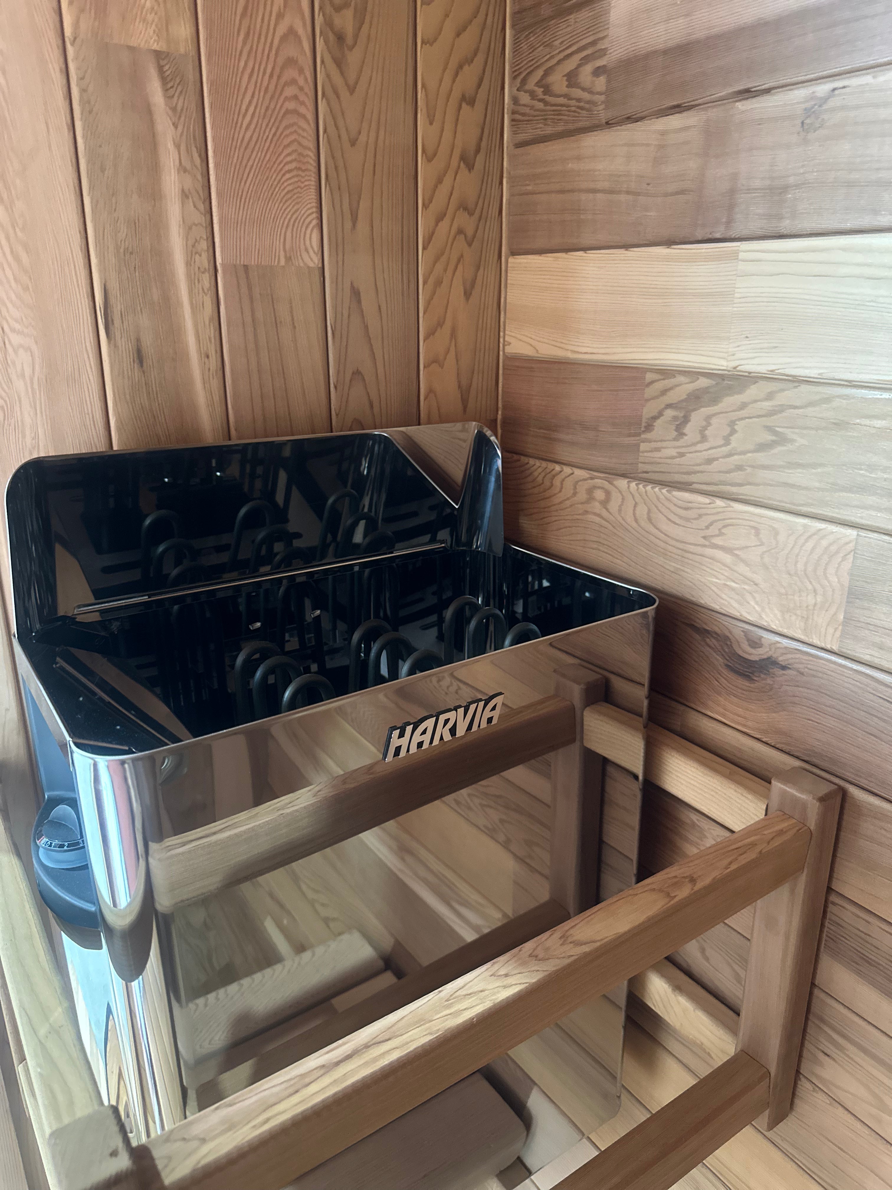 Niche 1-2 Person Traditional Cedar Sauna | Black Edition