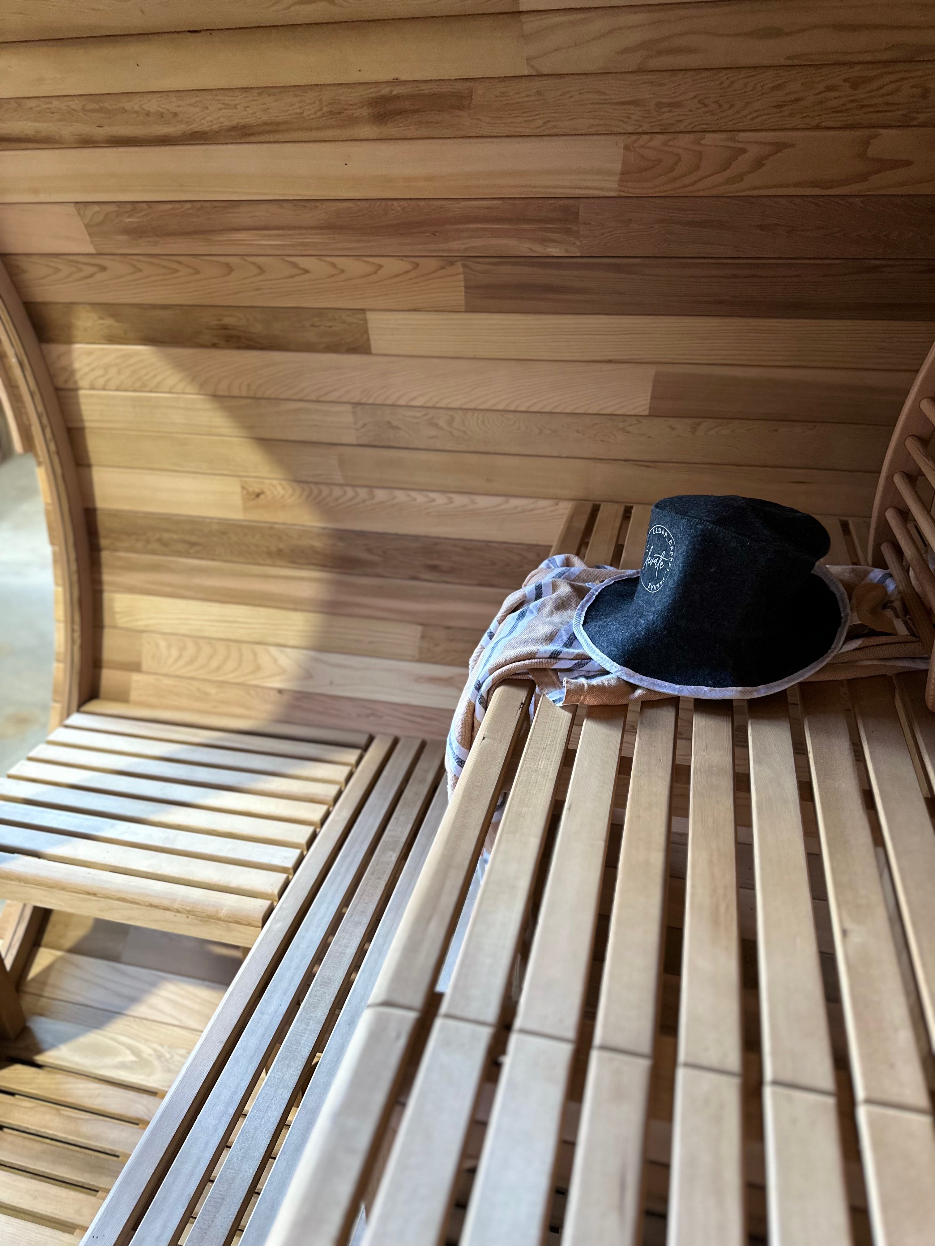 Outlook 4 Person Traditional Cedar Barrel Sauna