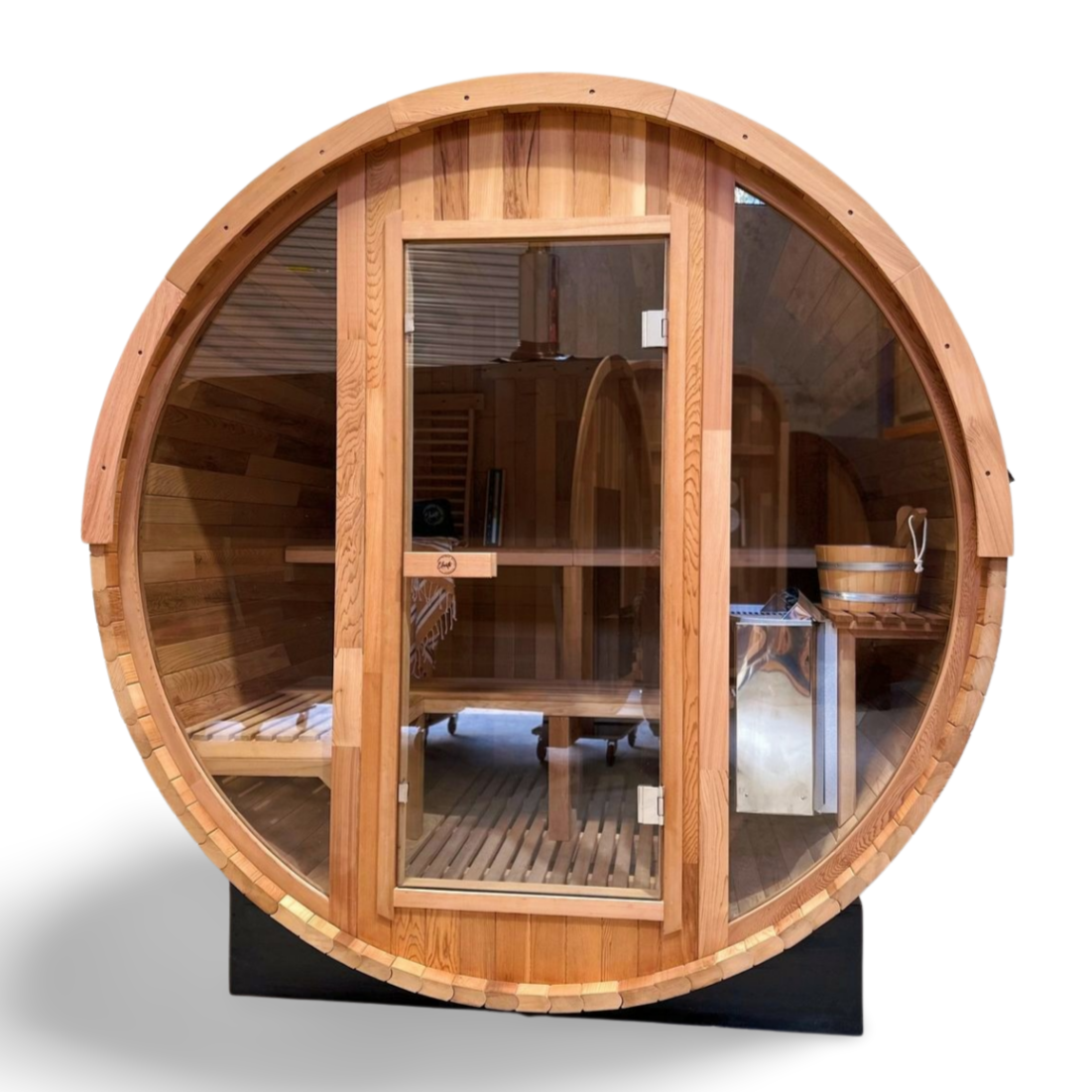 Outlook 4 Person Traditional Cedar Barrel Sauna