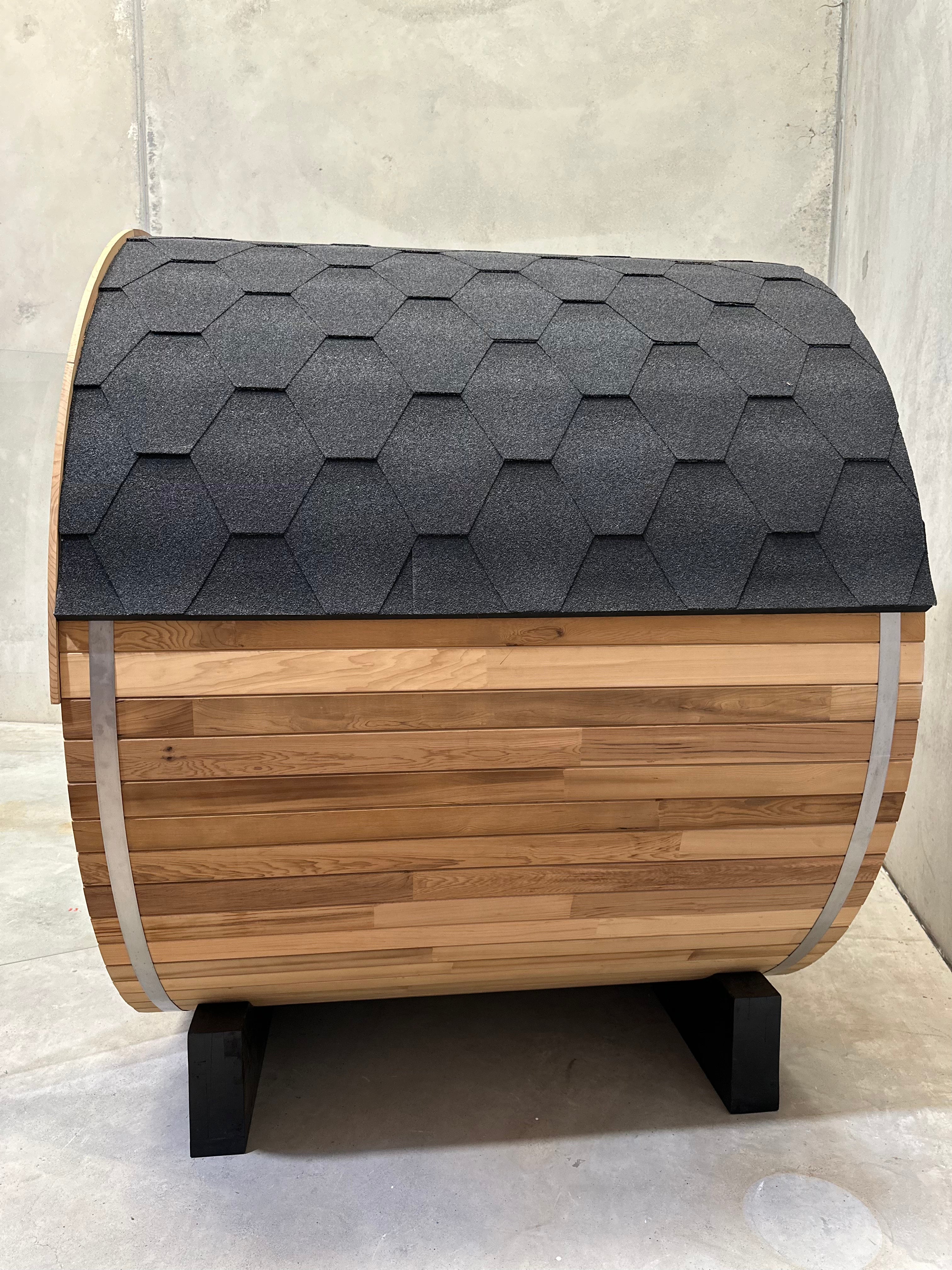 Outlook 4 Person Traditional Cedar Barrel Sauna