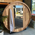 Load image into Gallery viewer, Cove 4 Person Traditional Cedar Barrel Sauna
