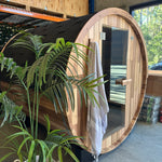 Load image into Gallery viewer, Cove 4 Person Traditional Cedar Barrel Sauna

