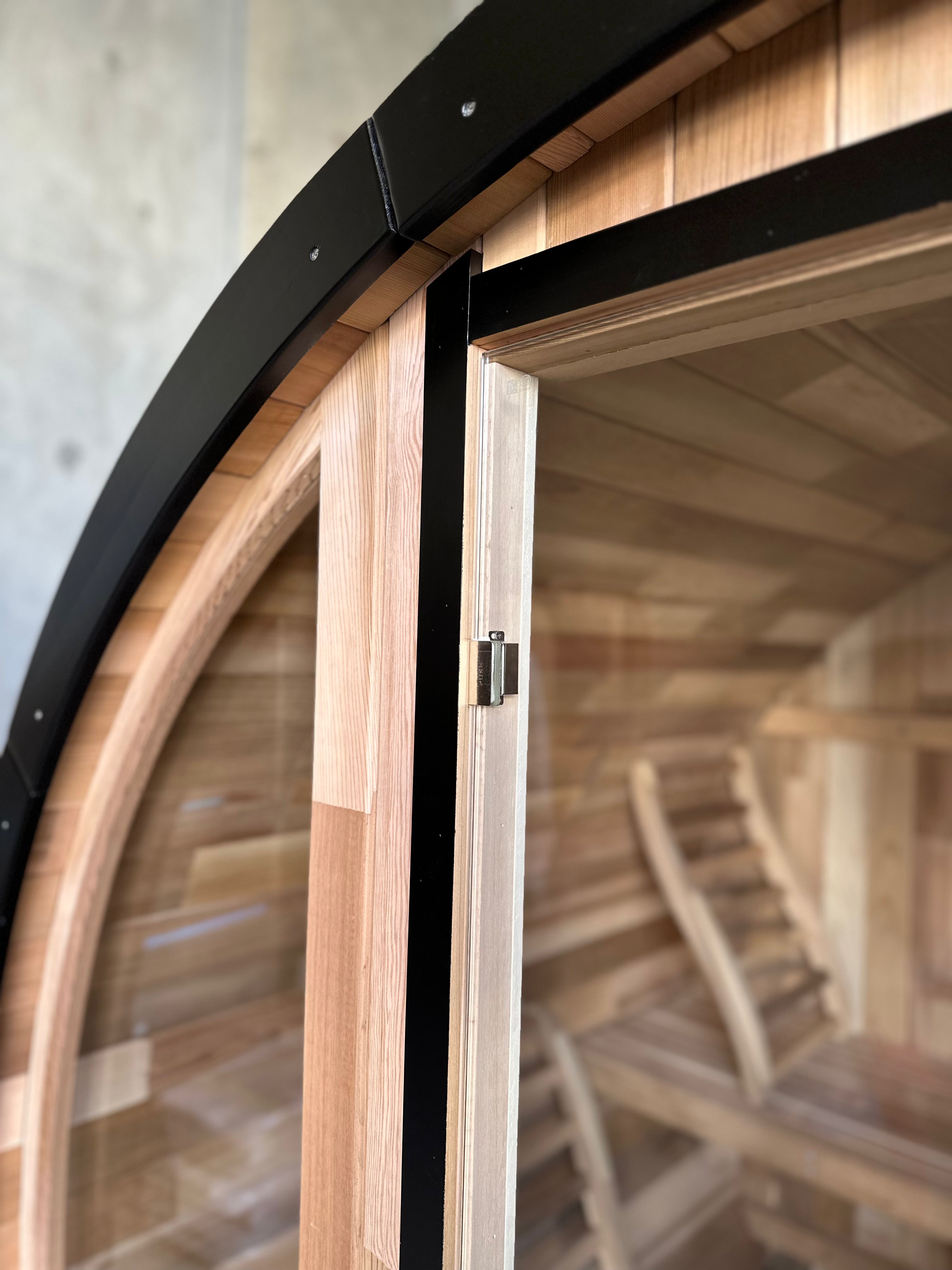 Outlook 4 Person Traditional Cedar Barrel Sauna