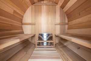 Outlook 8 Person Cedar Barrel Sauna