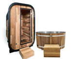 Load image into Gallery viewer, Cold Plunge and Niche 1-2 Person Sauna
