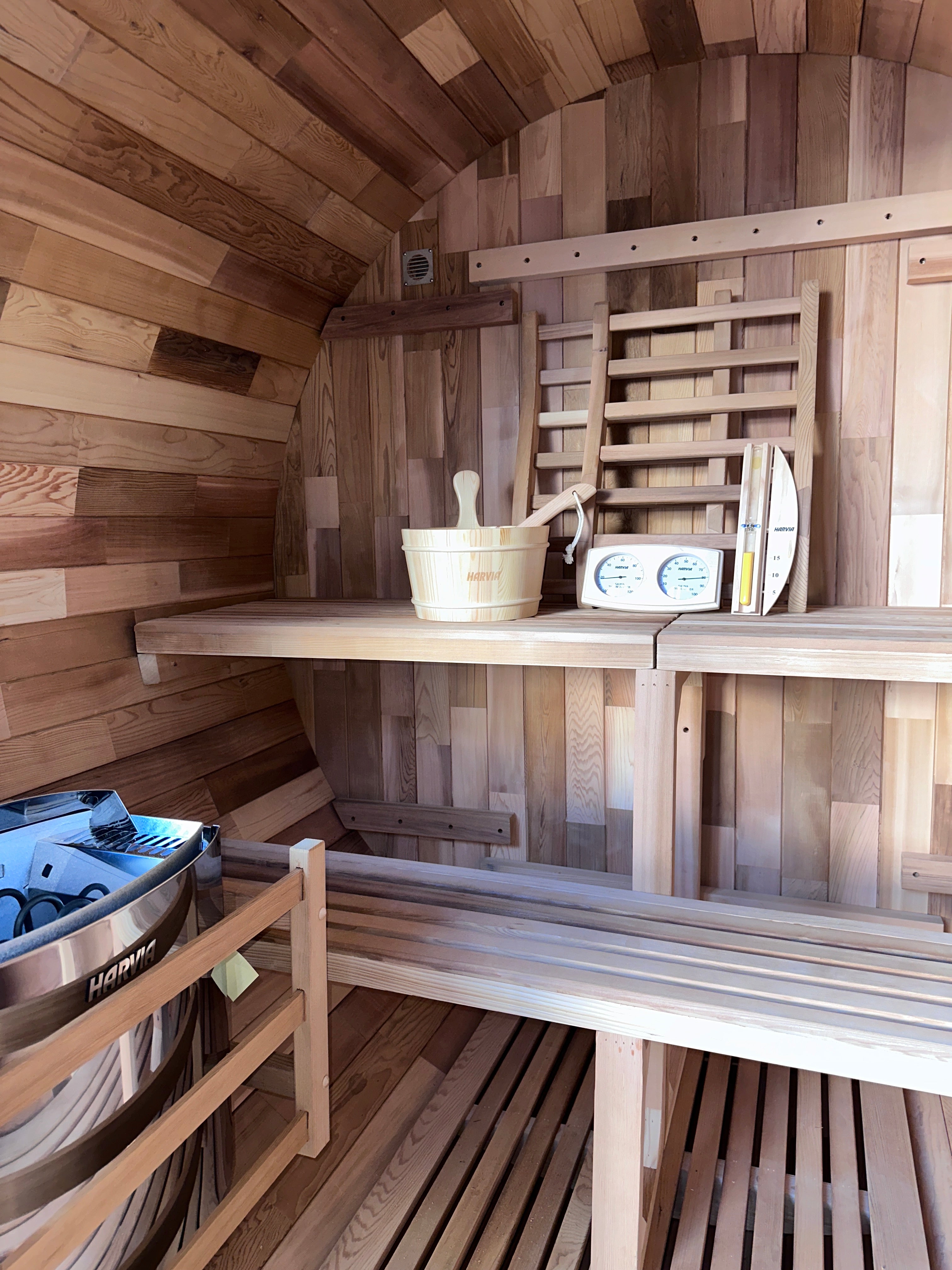 Outlook 4 Person Traditional Cedar Barrel Sauna
