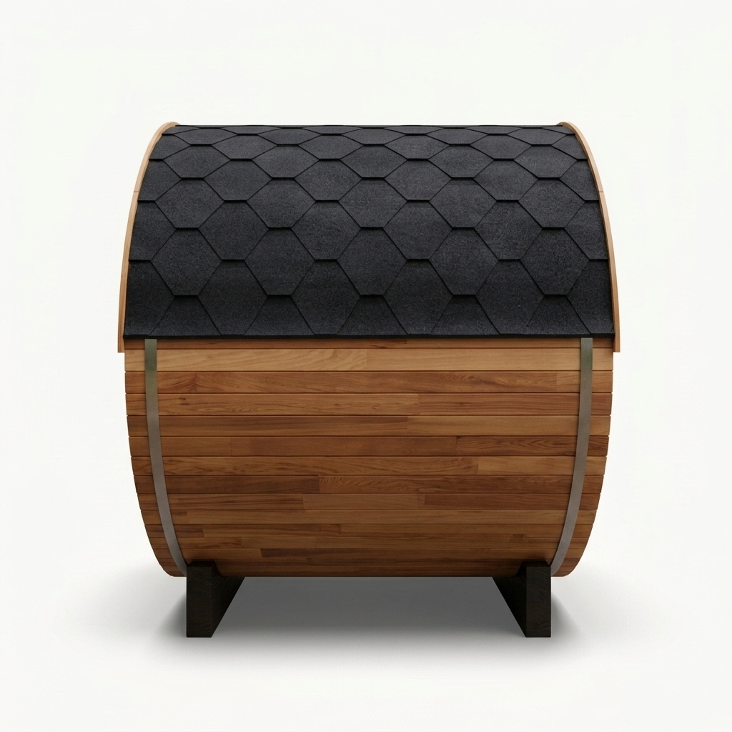Outlook 4 Person Traditional Cedar Barrel Sauna