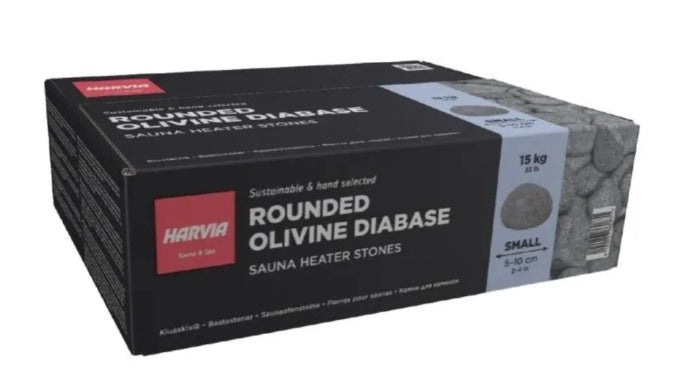 Harvia Sauna Stones 5-10cm - Rounded Olivine Diabase