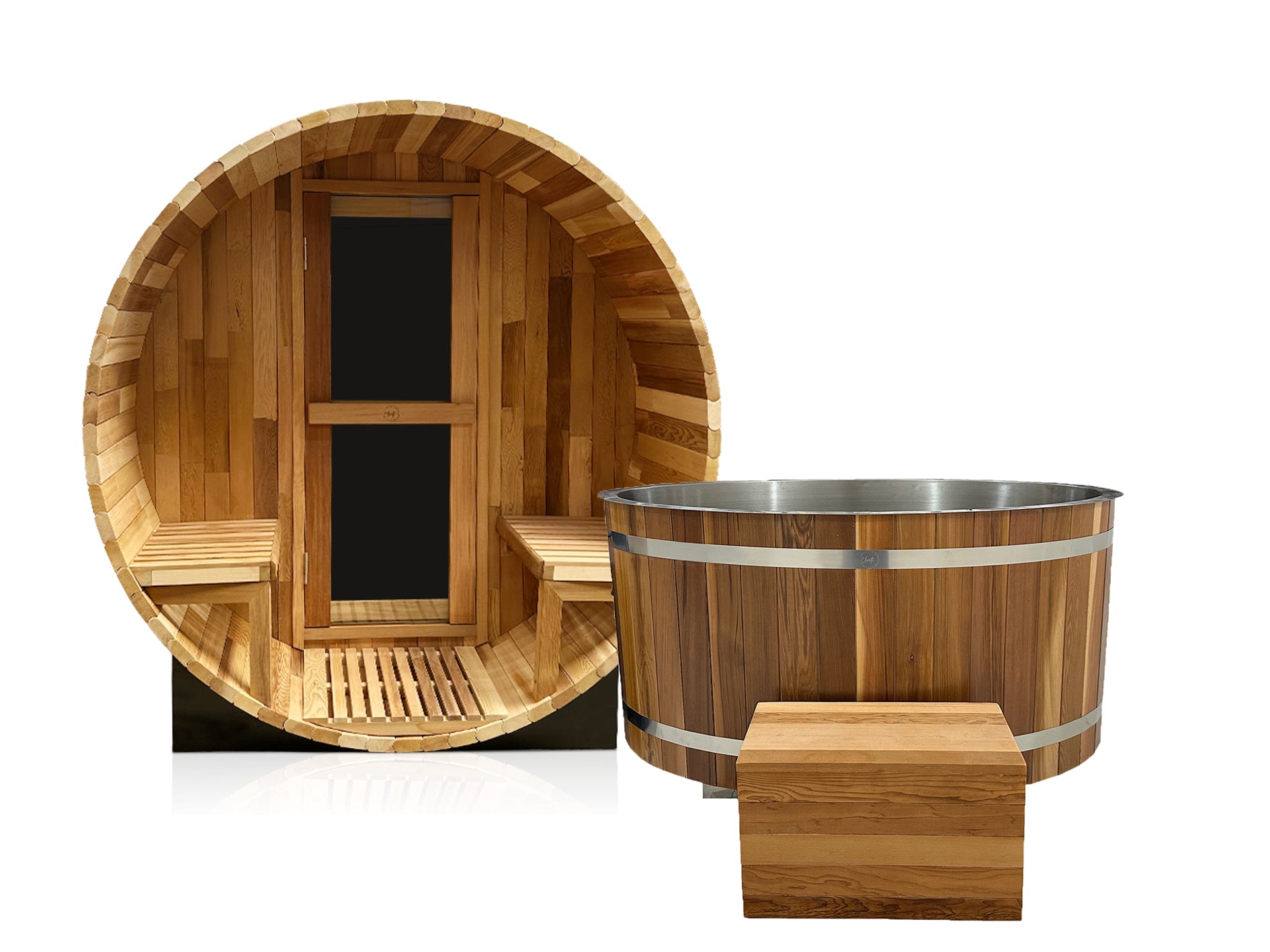 Cold Plunge and Traditional 6 Person Sauna