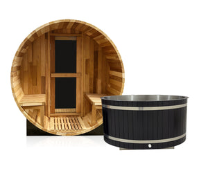 Cold Plunge and Traditional 6 Person Sauna