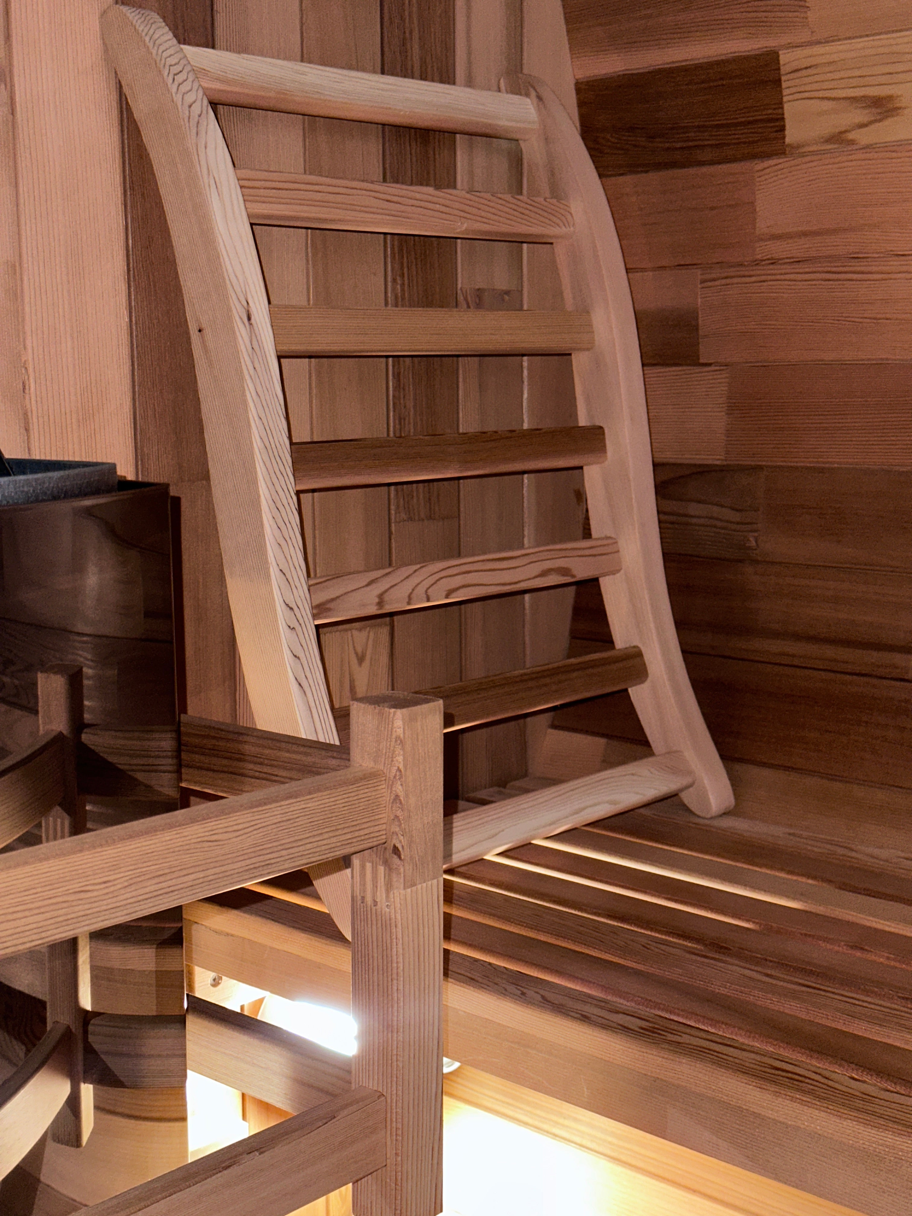 Urban 2-4 Person Traditional Cedar Barrel Sauna | Black Edition