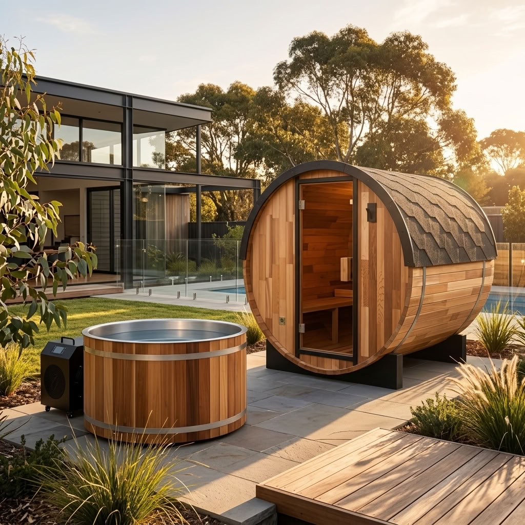 Curve 1 Person Ice Bath & Urban Sauna | Contrast Therapy
