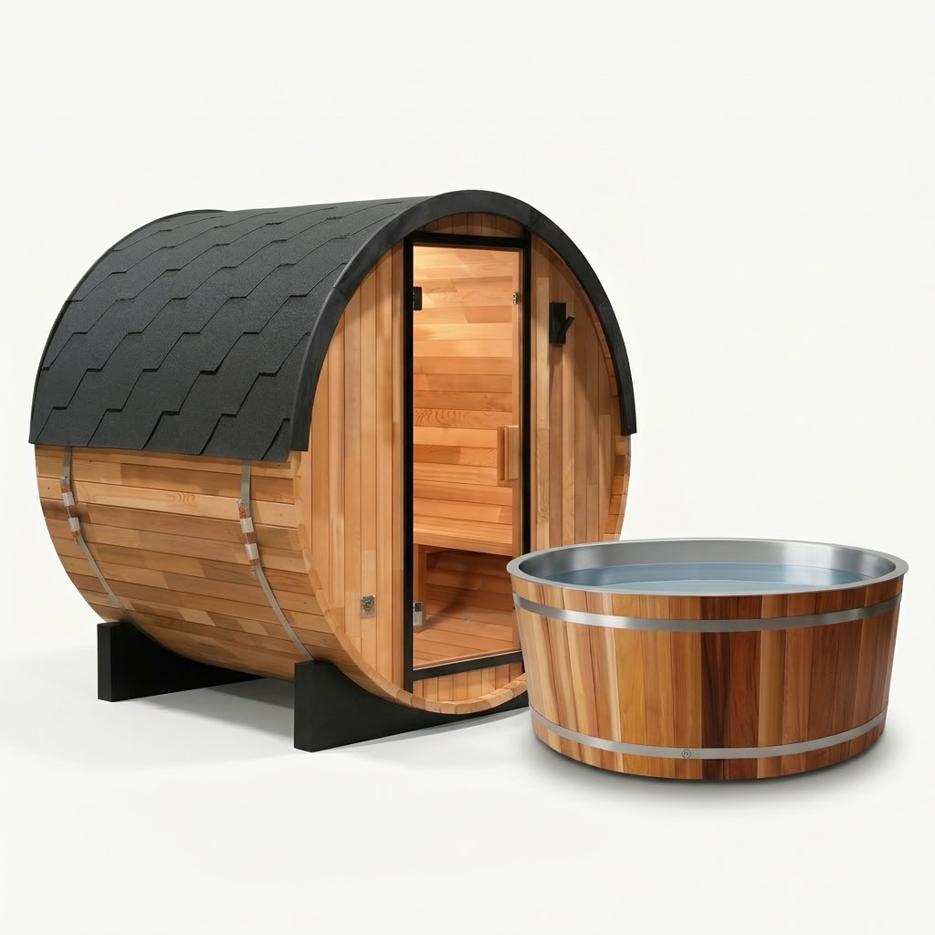 Curve 1 Person Ice Bath & Urban Sauna | Contrast Therapy