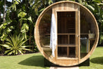 Load image into Gallery viewer, Outlook 4 Person Cedar Barrel Sauna
