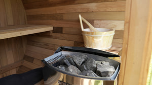 Outlook 4 Person Cedar Barrel Sauna