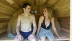 Load image into Gallery viewer, Outlook 4 Person Cedar Barrel Sauna
