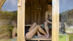 Load image into Gallery viewer, Outlook 4 Person Cedar Barrel Sauna
