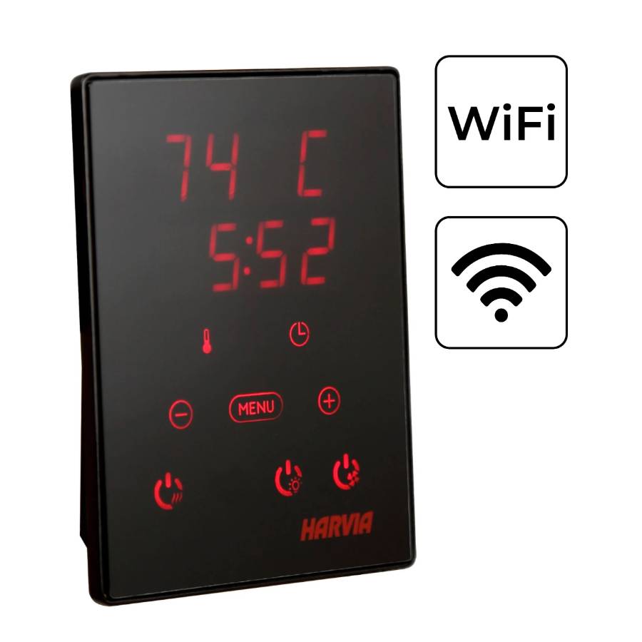 Urban 2-4 Person Traditional Cedar Barrel Sauna | Black Edition