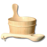 Load image into Gallery viewer, Harvia Wooden Bucket and Ladle
